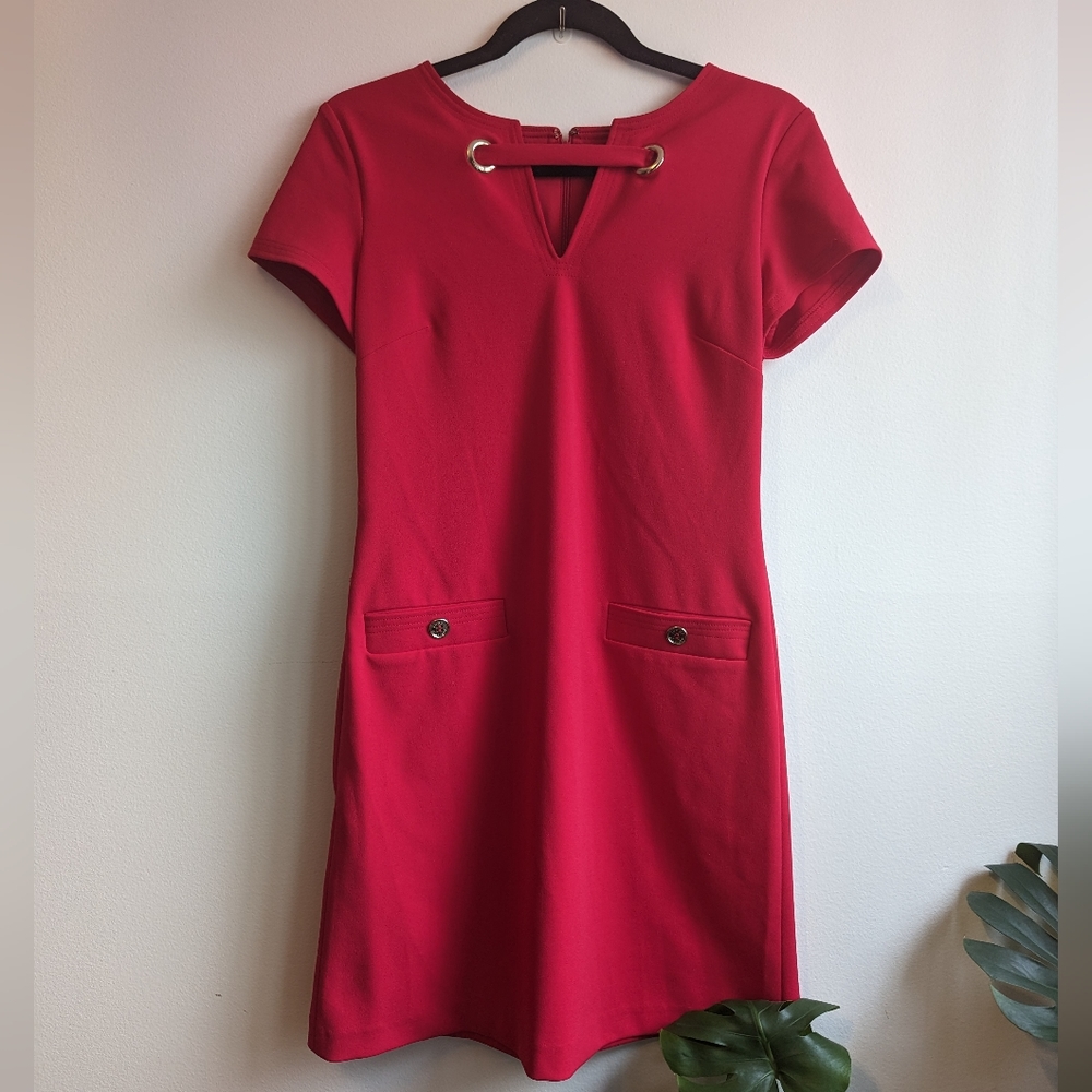 Tommy Hilfiger Scuba Crepe Sheath Dress